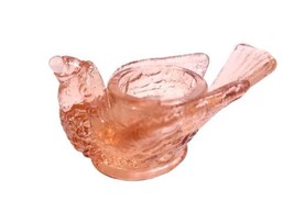 Vintage Pink Depression Glass BIRD WITH BERRY Open Salt Dip Cellars - Set of 3 - £19.66 GBP