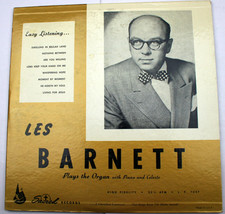 LES BARNETT Organ/Piano/Celeste Sacred 1027 10&quot; LP red vinyl 33 rpm spiritual  - £9.16 GBP