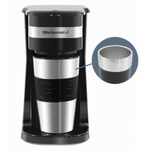 Personal Single-Serve Compact Coffee Maker, With Pause N Serve, Reusable... - £33.81 GBP