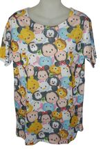 Disney Tsum Tsum Graphic Short Sleeve Womens T-Shirt Size Large - $16.99