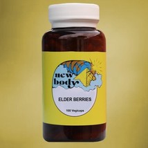 New Body Elderberries 100 Vegicaps contains no fillers, binders or addit... - $31.68