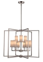 Trans Globe 71369 PC 9 Light Polished Chrome Up Pendant - $11,947.96 MXN