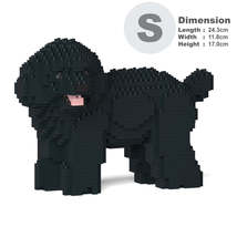 Toy Poodle Dog Sculptures (JEKCA Lego Brick) DIY Kit - $70.00