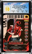 Power Rangers Acg. Rise Of Heroes. Red Samurai Ranger. Perfect Cgc 10. 1-086 - £154.79 GBP