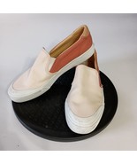 Keds Canvas Shoes Women’s Size 10 Slip On Peach Orange Coral Color Block - €14,54 EUR