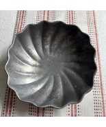 Wilton Armetale Eddy RWP Scalloped Rim Square Serving Metal Bowl  - $26.56 CAD