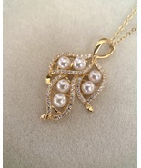 Top-Gr Japanese White Sairindama Akoya Pearl Pendant, Tennyo Lustre, Sil... - $140.00