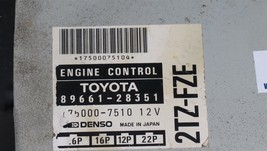 Toyota 2TZ-FZE Engine Control Unit Module ECU ECM PCM 89661-28351 image 2