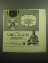 1957 Chivas Royal Salute Scotch Ad - $18.49