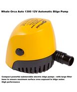 Whale Orca Auto 1300 12V Automatic Bilge Pump BE1482 - $200.78 CAD