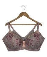 Torrid Curve Bra Womens 44DDD Floral Lace Overlay Wireless Lightly Lined... - £15.70 GBP