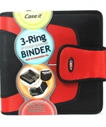 1 Ct Case It 3 Ring 3&quot; Strap Closure Built In 5 Color Tab Expanding File... - $49.36 CAD