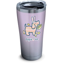 Tervis Puppie Love Easter 20 oz. Stainless Steel Tumbler W/ Lid Purple Puppy New - £12.20 GBP
