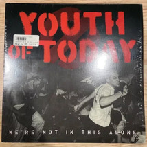 Youth of Today LP We&#39;re Not In This Alone Vinyl Record - $57.00