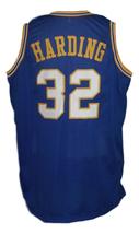 Reggie Harding #32 Indiana Aba Basketball Jersey Sewn Blue Any Size image 5