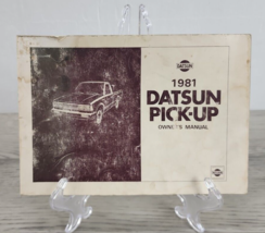 OEM 1981 Datsun Pick-up Owner&#39;s Manual - $14.50