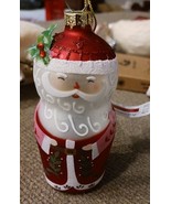 Ashland Brand Santa Glass Christmas Ornament - $12.22 CAD