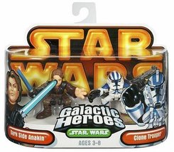Star Wars Galactic Hero Dark Side Anakin &amp; Clone Trooper - $31.48