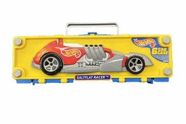 Hot Wheels 1998 Saltflat Racer Empty 6 Car Carrying Case Handle Stackable - £9.43 GBP