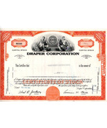 Vintage Draper Stock Certificate Orange - £4.79 GBP