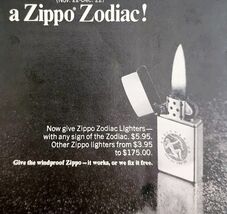 1970 Zippo Zodiac Sagittarius Windproof Astrology Advertisement Lighter ... - $19.99