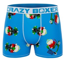 Crazy Boxer South Park Cartman on Electric Scooter Men&#39;s Blue Boxer Brie... - $16.19
