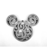 Mickey Themed Head Ears Swirl Design Christmas Ornament Made in USA PR22... - £3.90 GBP