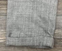J. Crew Cafe Capri Pants Lt Gray 100% Wool Flat Front Cuffed Size 2 Styl... - $17.82