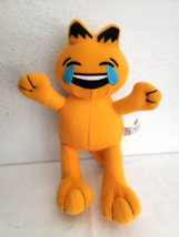Toy Factory Garfield Cat Laughing Crying Emoji Plush Stuffed Animal 9&quot; - £15.44 GBP