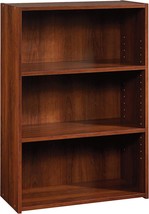Brook Cherry-Finished Sauder Beginnings 3-Shelf Bookcase. - £60.45 GBP