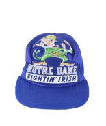 Vintage 90s University of Notre Dame Big Logo Spell Out Snapback Hat Cap... - $2,555.85 MXN