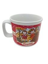 Vintage Large Campbells Kids Soup Mug Four Seasons Winter Fall 2000  - £7.59 GBP