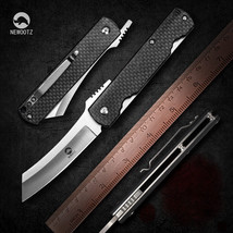 NEWOOTZ Higonokami EDC Tactical Folding Pocket Knife with Carbon Fiber H... - £42.64 GBP
