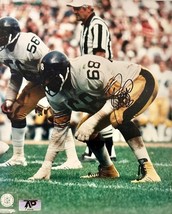 L. C. GREENWOOD AUTOGRAPHED SIGNED PITTSBURGH STEELERS 8X10 PHOTO wAP HO... - $69.29