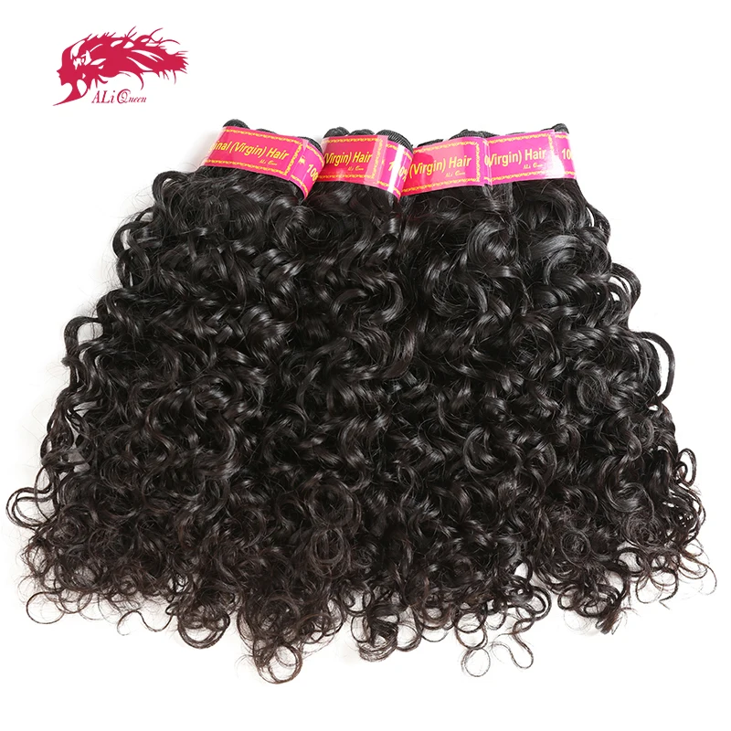 Water Wave One Donor Human Hair Bundle Ali Queen Unproccessed Raw Virgin Hair - £21.01 GBP+