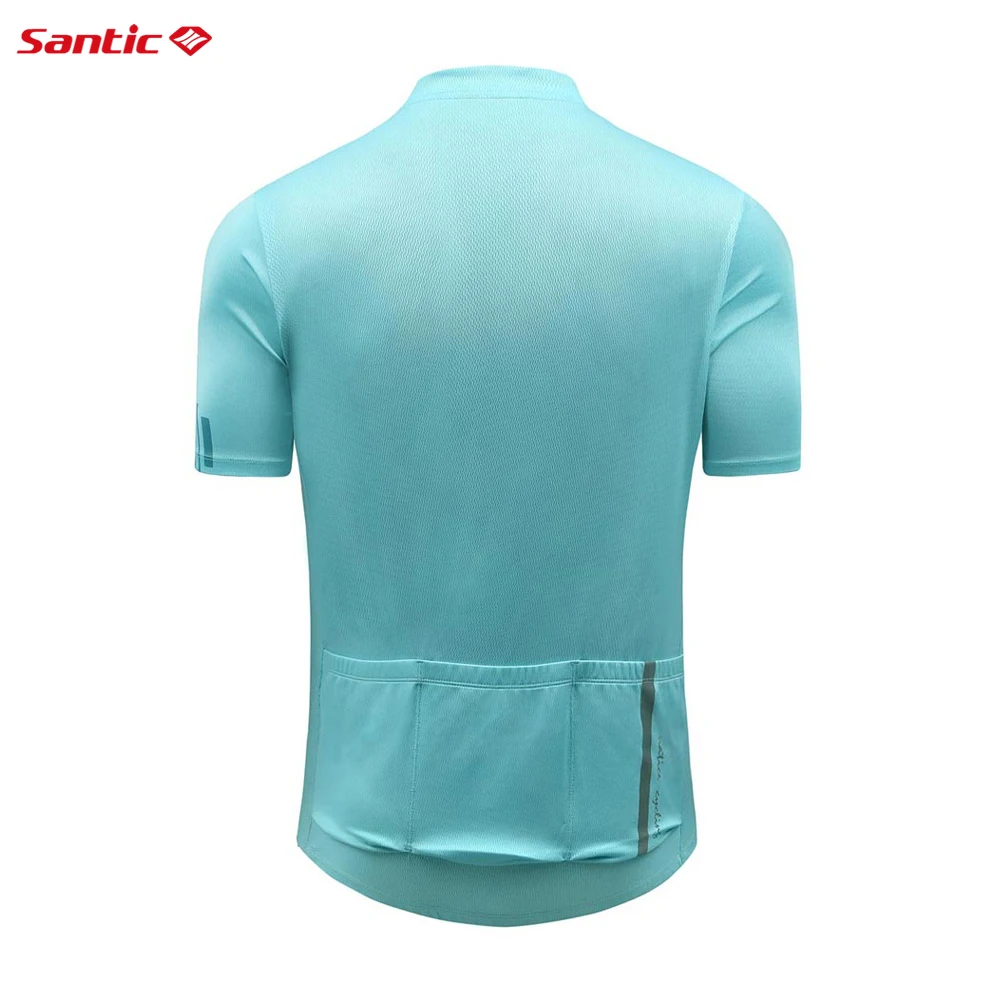 Sporting Santic Cycling  Men Bike Shirt MTB Cycling Clothing Comfortable Breatha - £51.83 GBP