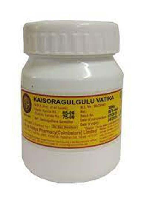 AVP kaisoragulgulu Vatika Gulika 100 Tablets Arya Vaidya Pharmacy MN1