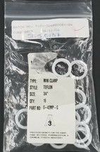 LOT OF 16 NEW A3 0-42MP-G MINI CLAMP TEFLON PRECISION GASKETS 3/4&#39;&#39; - £24.76 GBP