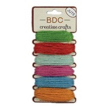 Jute Cord Card Jewelry Making Gift Wrapping Scrapbooking Crochet Macrame... - £3.58 GBP