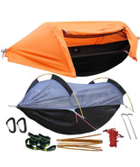 Patent Camping Hammock with Mosquito Net and Rainfly Cover - $6,568.01 MXN