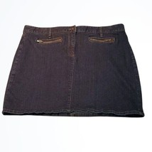 Ann Taylor Loft Shorter Blue Shorter Jean Skirt Size 6 - £17.21 GBP