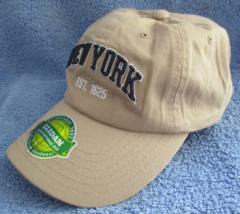 ELIDAN &quot;NEW YORK EST. 1625&quot; BASEBALL STYLE ADJUSTABLE FIT STRAPBACK HAT/CAP - £5.37 GBP