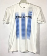 Argentina MLS Soccer / Gen 2 White Crew Neck SS Team Logo T-Shirt / Men's Size M - $21.30