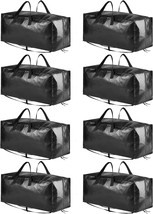 Spaceaid Heavy Duty Moving Bags, Extra Large Storage Totes W/Backpack, 8 Pack - $44.99