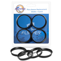Flipper Pico Replacement Blades for Acrylic &amp; Glass Tanks (4 Pack) - £10.38 GBP
