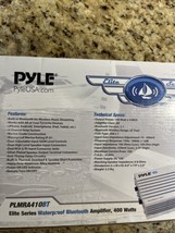 Pyle Pro Elite Series Waterproof Bluetooth Amplifier, 400 Watts (PLMRA41... - £47.37 GBP