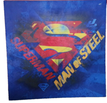 Justice League 12&quot; Canvas Wall Art Square Superman - £11.16 GBP