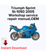 Triumph Sprint St-1050 2005 Workshop service repair manual,OEM Manual,Fa... - $27.36 CAD