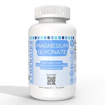 Magnesium Glycinate - Dietary Supplement to Support Stress Relief, Relaxation, S - £18.12 GBP