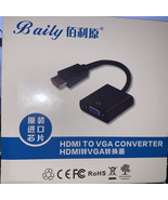HDMI Male to VGA Female Video Cable Cord Converter Adapter For PC Monito... - $147.01 MXN
